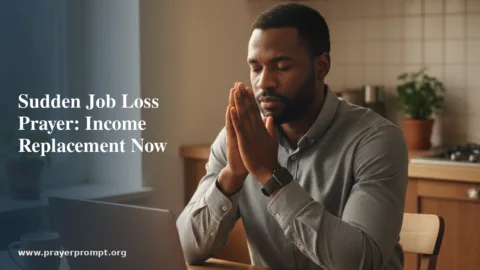 Sudden Job Loss Prayer: Income Replacement and Peace After Losing Your Job