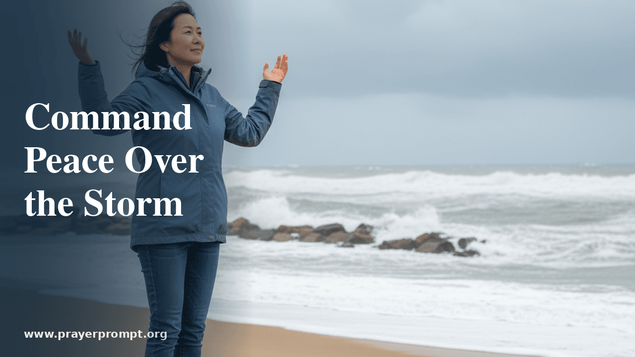 Prayer to Command Peace Over the Storm