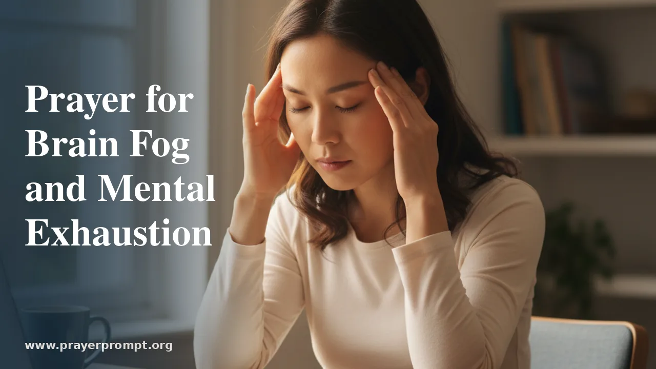 Prayer for Brain Fog and Mental Exhaustion