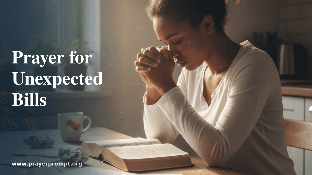 Prayer for Unexpected Bills 1 Prayer for Unexpected Bills