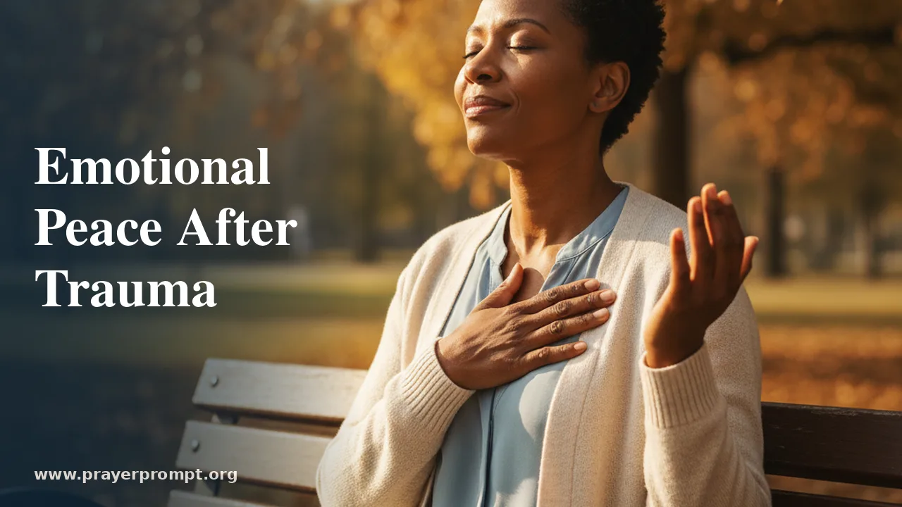 Prayer for Emotional Peace After Trauma
