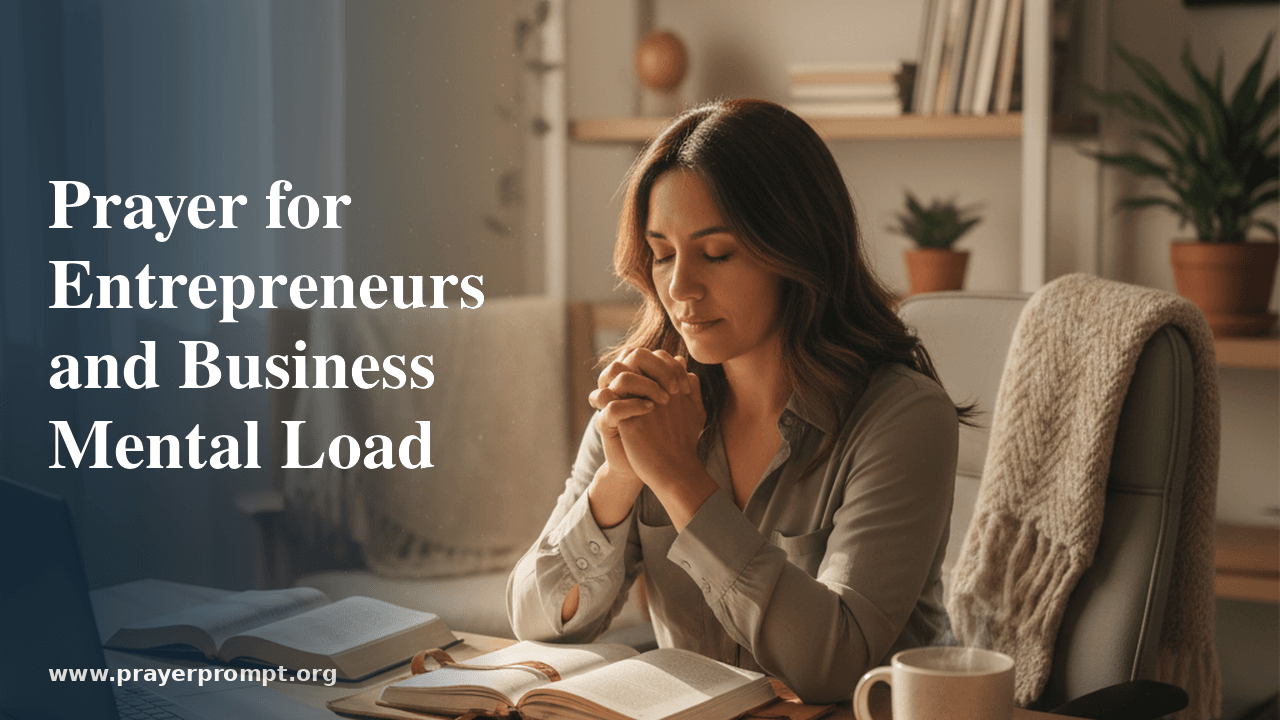 Prayer for Entrepreneurs and Business Mental Load 1 Prayer for Entrepreneurs and Business Mental Load