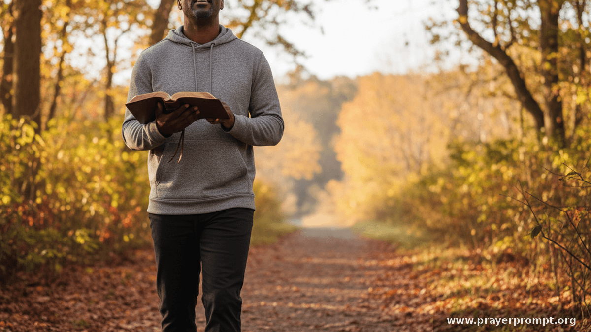 Man growing in spiritual maturity