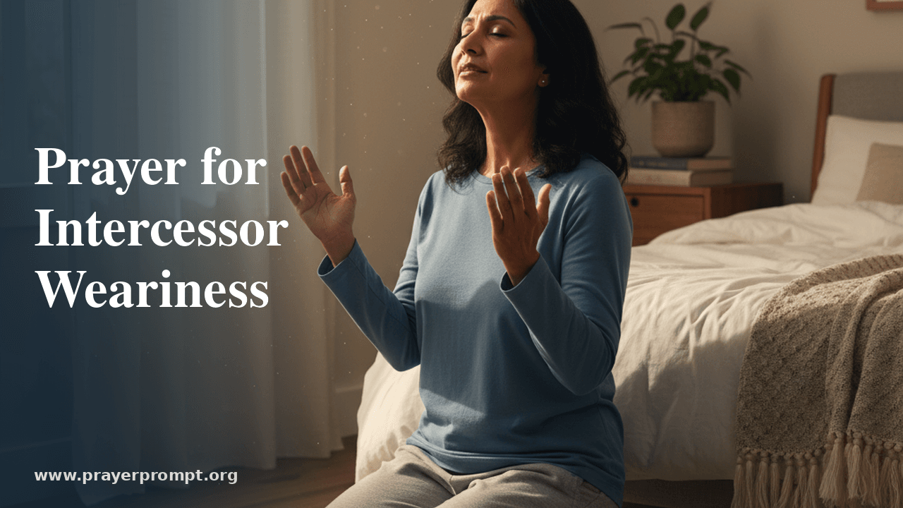 Prayer for Intercessors Facing Prayer Fatigue 1 Prayer for Intercessors Facing Prayer Fatigue