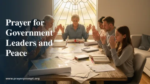 Prayer for Government Leaders and Peace