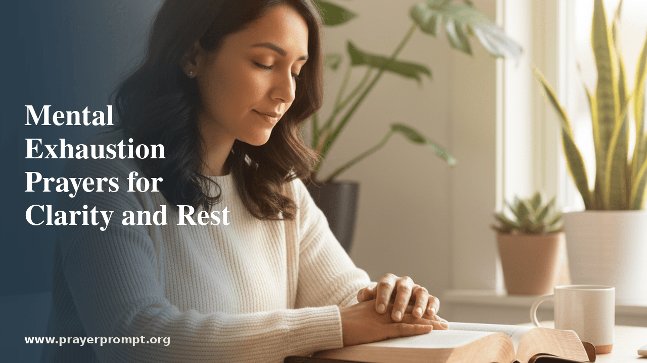Mental Fatigue and Overwhelm Prayers 1 Mental Fatigue and Overwhelm Prayers