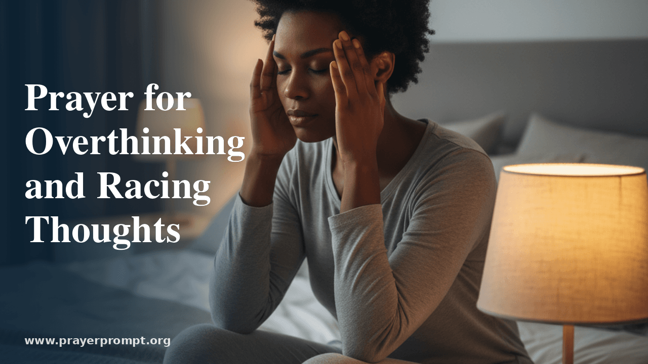 Prayer for Overthinking and Racing Thoughts 1 Prayer for Overthinking and Racing Thoughts