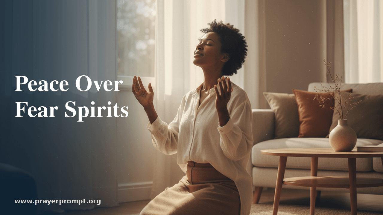Prayer for Peace of Mind Against Fear Spirits