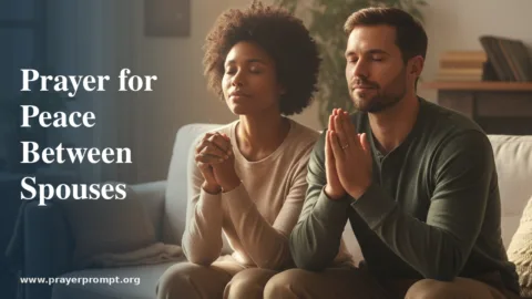 Prayer for Peace Between Husband and Wife