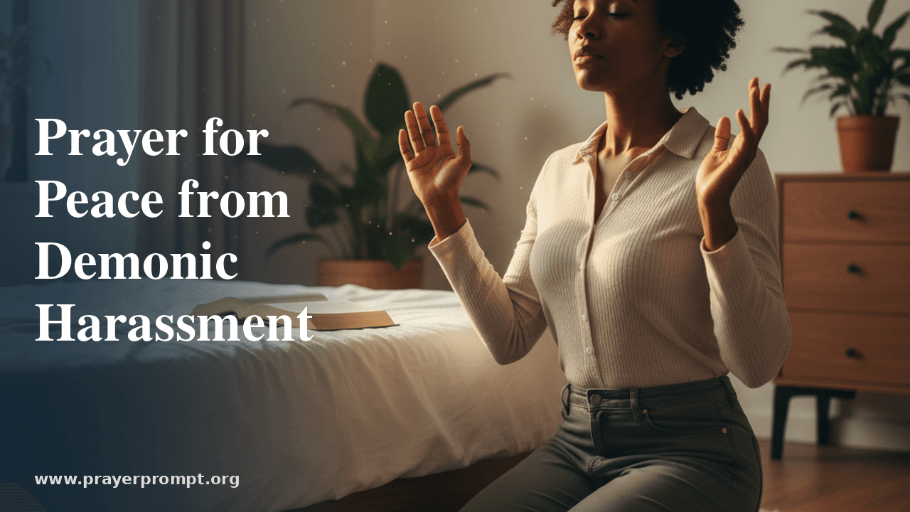Prayer for Peace from Demonic Harassment 1 Prayer for Peace from Demonic Harassment