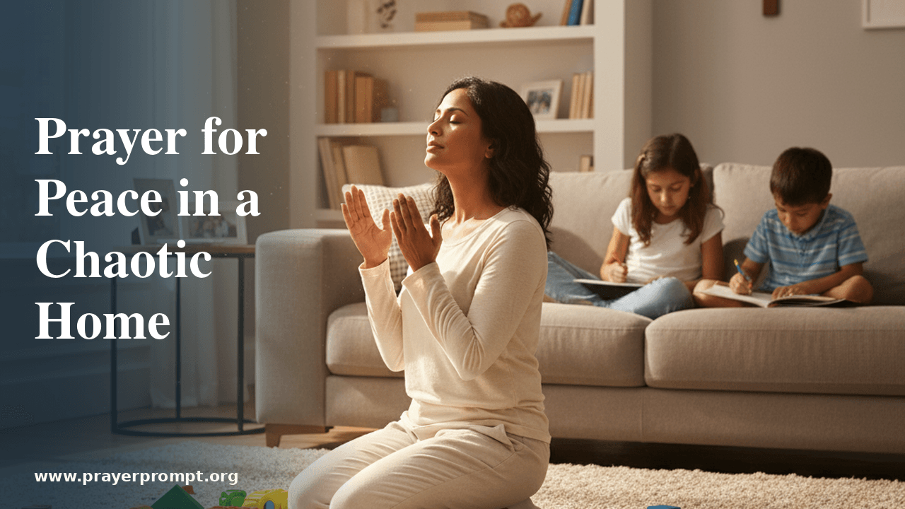 Prayer for Peace in a Chaotic Home 1 Prayer for Peace in a Chaotic Home