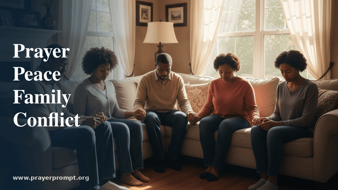 Prayer for Peace in Family Conflict 1 Prayer for Peace in Family Conflict