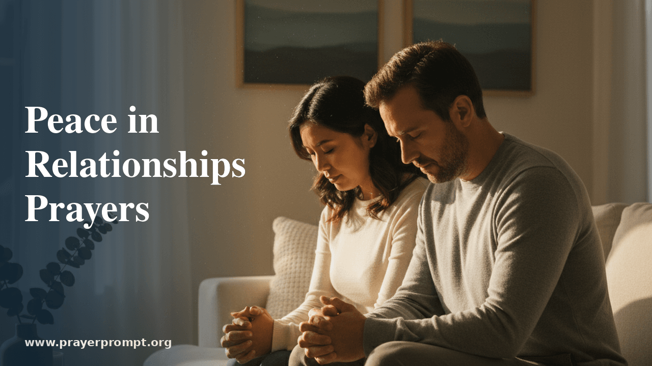 Peace in Relationships Prayers: Biblical Prayers for Harmony & Reconciliation 1 Peace in Relationships Prayers: Biblical Prayers for Harmony & Reconciliation