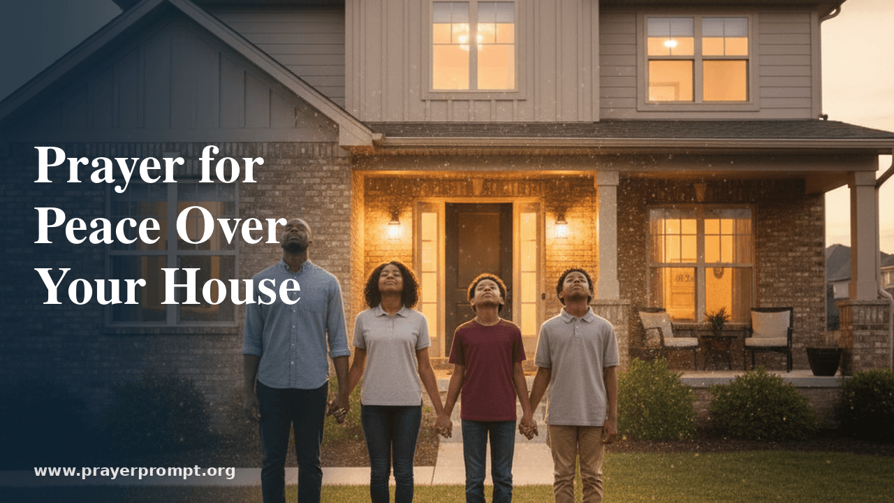 Prayer for Peace Over Your House 1 Prayer for Peace Over Your House