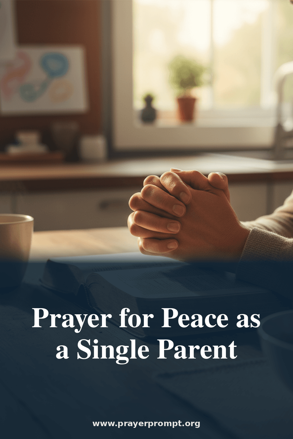 Prayer for Peace as a Single Parent 2 Prayer for Peace as a Single Parent