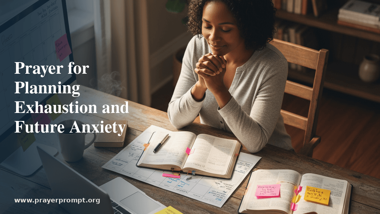Prayer for Planning Fatigue and Future Anxiety 1 Prayer for Planning Fatigue and Future Anxiety