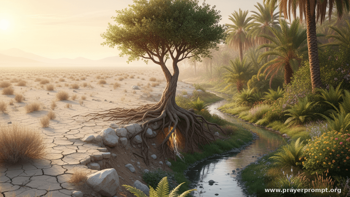 Prayer for Dry Seasons and Spiritual Drought 3 God Makes Rivers Flow in Desert Places