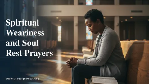 Spiritual Weariness and Soul Rest Prayers