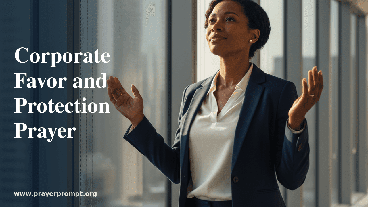 Corporate Favor and Protection Prayer: Command Respect and Divine Shield in Your Workplace 1 Corporate Favor and Protection Prayer: Command Respect and Divine Shield in Your Workplace