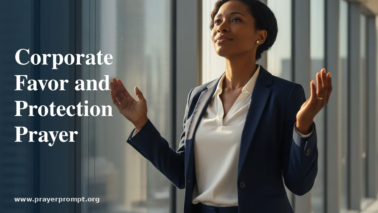 Corporate Favor and Protection Prayer: Command Respect and Divine Shield in Your Workplace