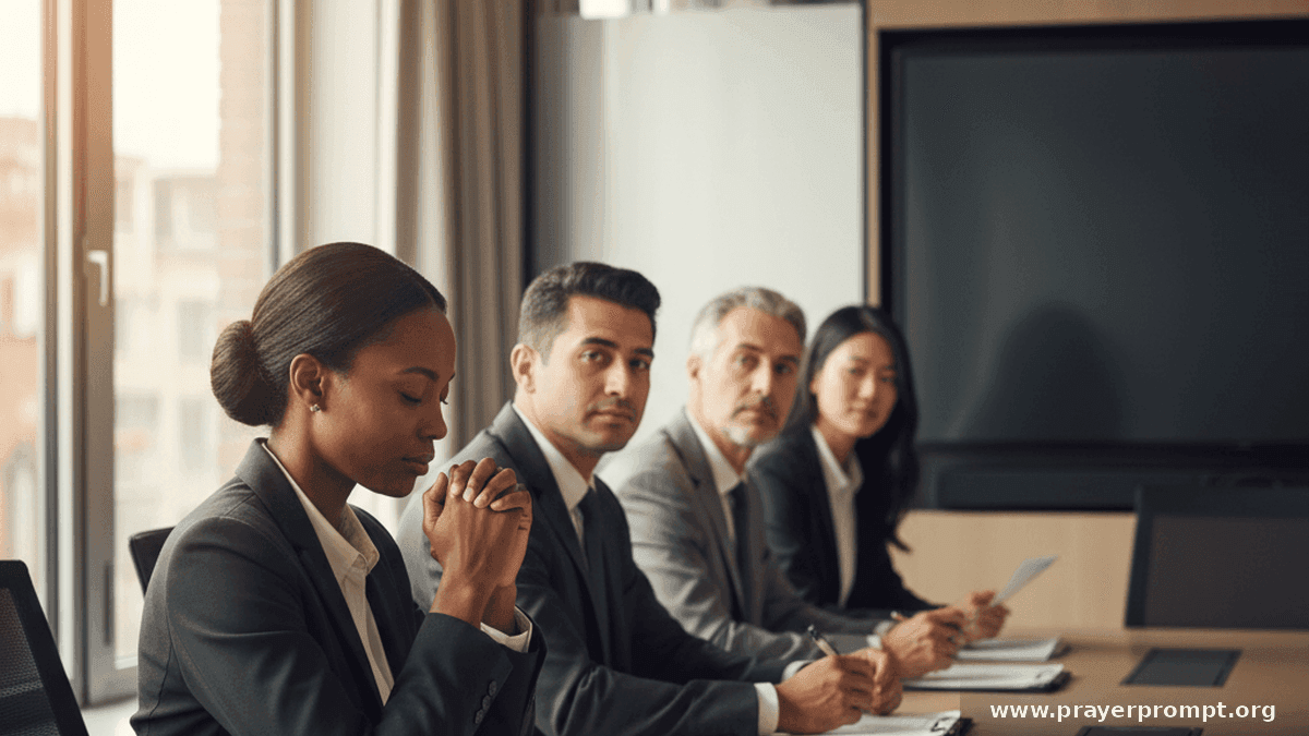 Corporate Favor and Protection Prayer: Command Respect and Divine Shield in Your Workplace 3 Pray for divine favor in your workplace