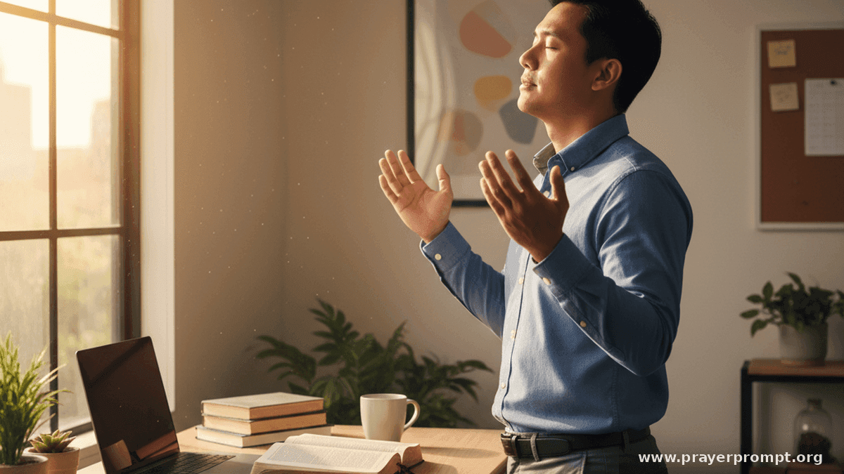 Corporate Favor and Protection Prayer: Command Respect and Divine Shield in Your Workplace 4 Activate workplace breakthrough through daily prayer