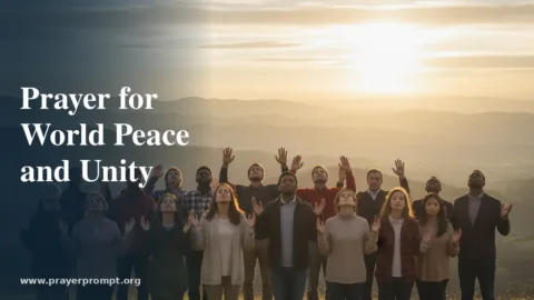 Prayer for World Peace and Unity: Biblical Intercession for Global Shalom