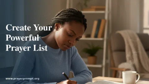 How to Create a Personal Prayer List That Gets Results