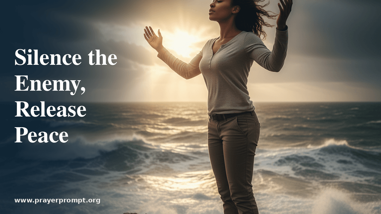 Prayer to Silence the Enemy and Release Peace 1 Prayer to Silence the Enemy and Release Peace