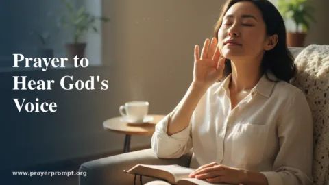 Prayer to Hear God’s Voice Clearly