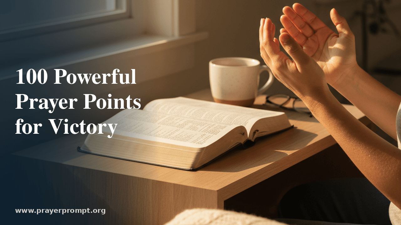 100 Powerful Prayer Points with Scriptures for Every Battle
