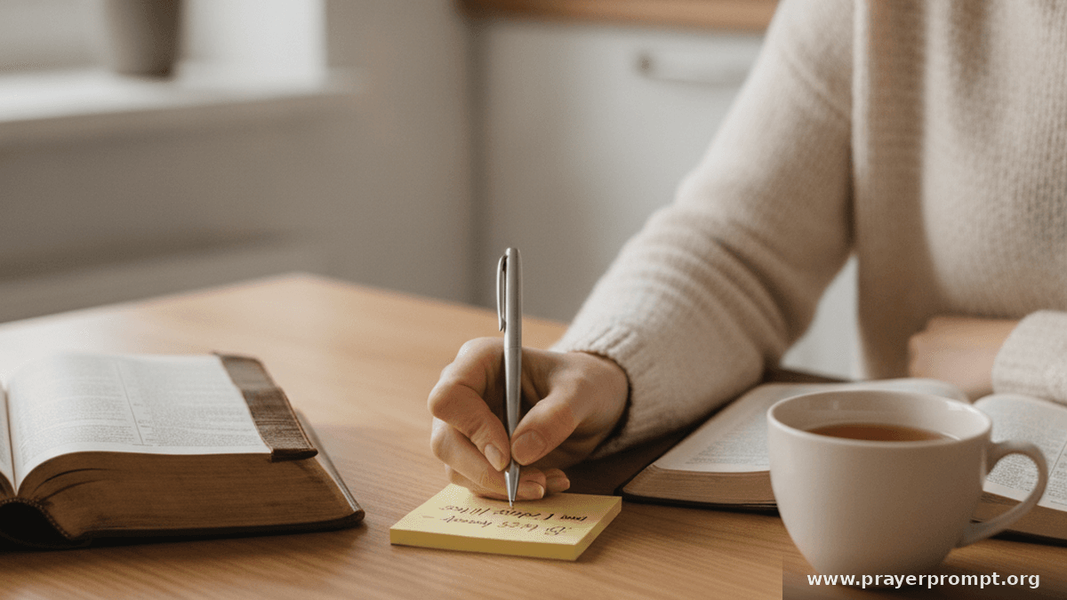 Write healing scriptures where you see them daily
