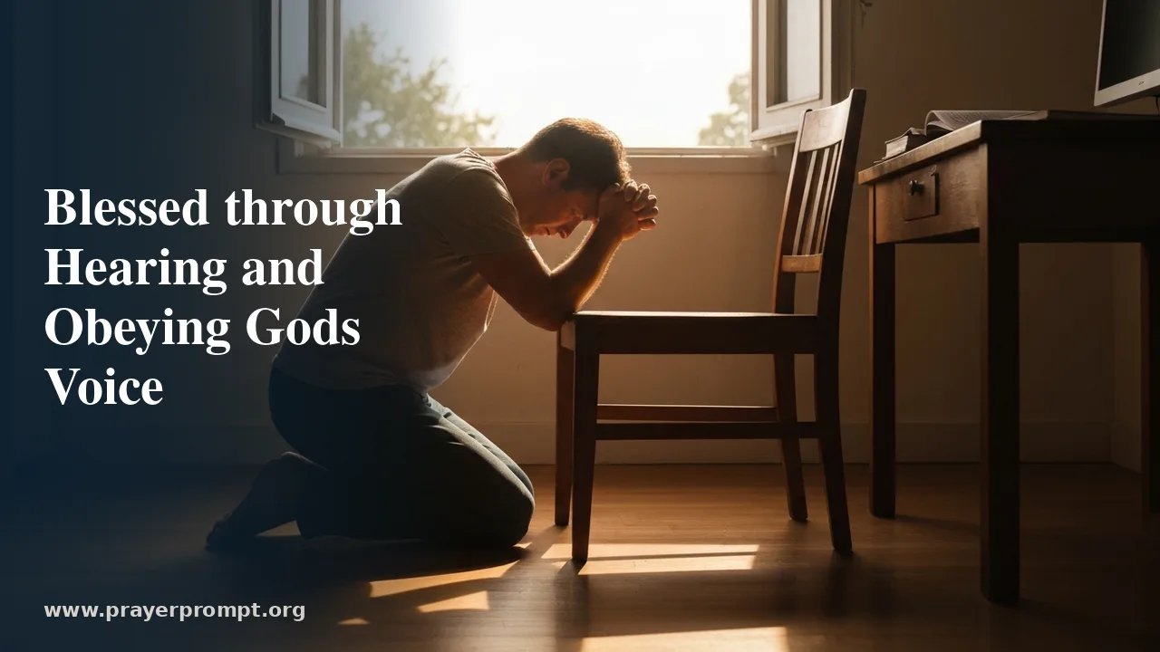 Daily Prayer for June 13, 2026: Blessed Through Hearing and Obeying God's Voice 1 Daily Prayer for June 13, 2026: Blessed Through Hearing and Obeying God’s Voice