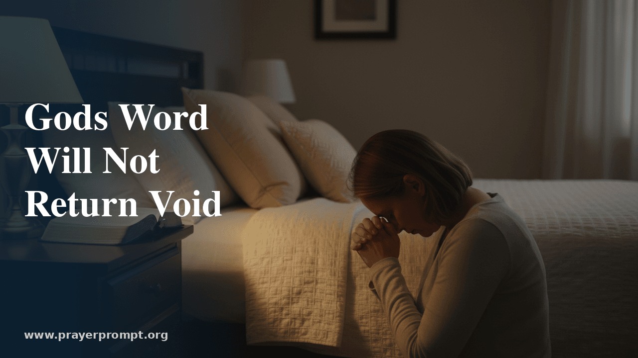 Night Prayer for June 30, 2026: God’s Word Will Not Return Void