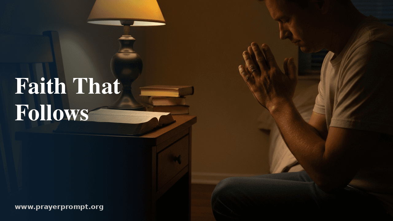 Night Prayer for June 12, 2026: Faith That Follows