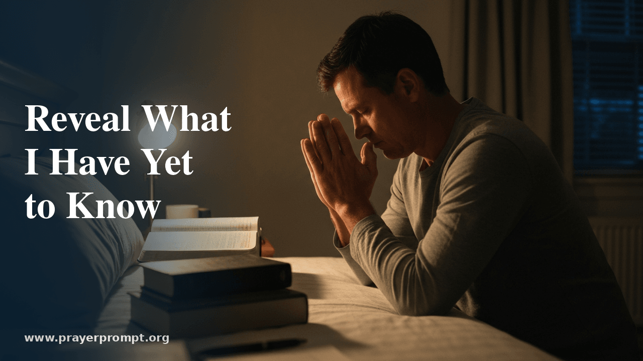 Night Prayer for June 11, 2026: Reveal What I Have Yet to Know 1 Night Prayer for June 11, 2026: Reveal What I Have Yet to Know