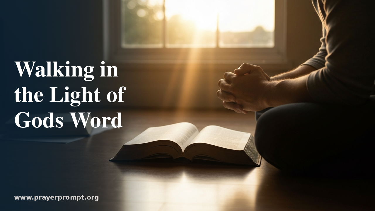 Daily Prayer for June 12, 2026: Walking in the Light of God's Word 1 Daily Prayer for June 12, 2026: Walking in the Light of God’s Word