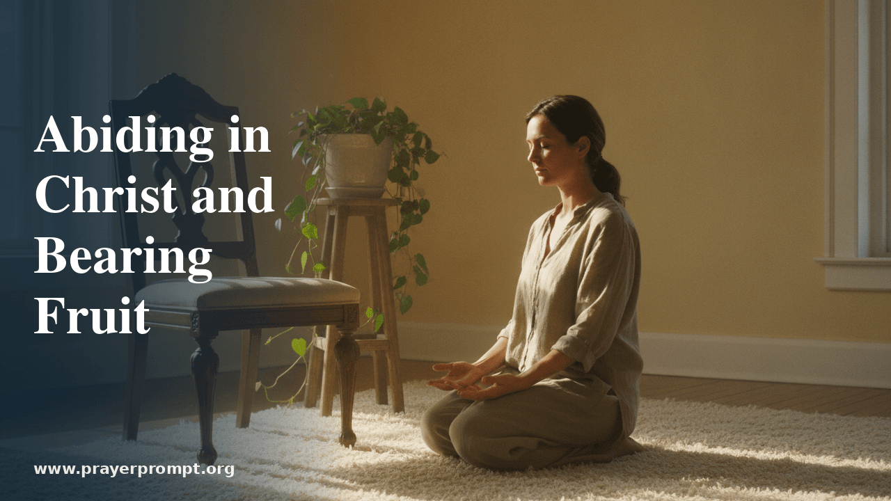 Daily Prayer for June 15, 2026: Abiding in Christ and Bearing Fruit