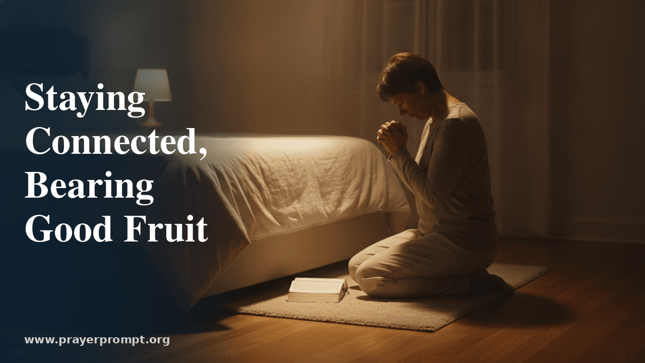 Night Prayer for June 18, 2026: Staying Connected, Bearing Good Fruit
