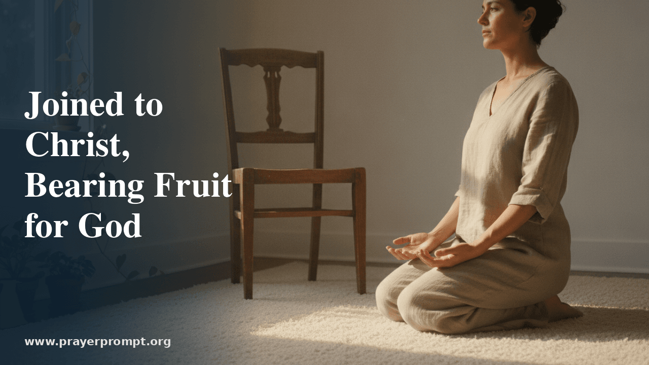 Daily Prayer for June 21, 2026: Joined to Christ, Bearing Fruit for God