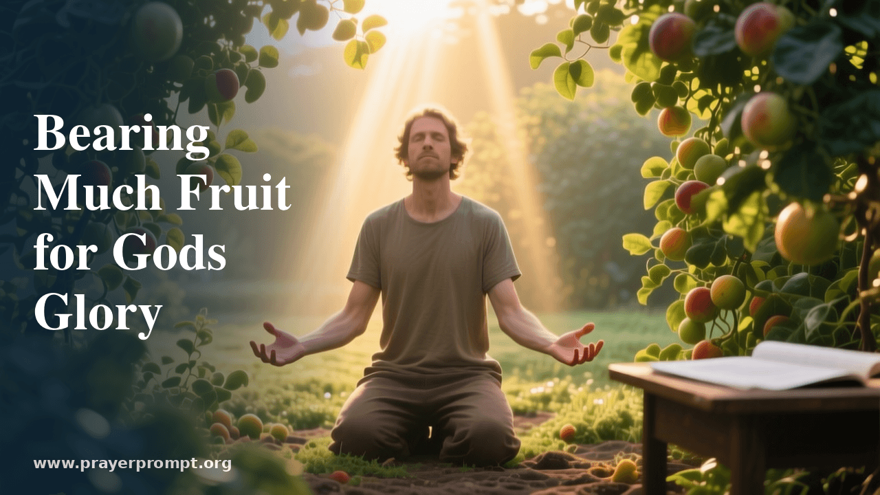Daily Prayer for June 26, 2026: Bearing Much Fruit for God’s Glory