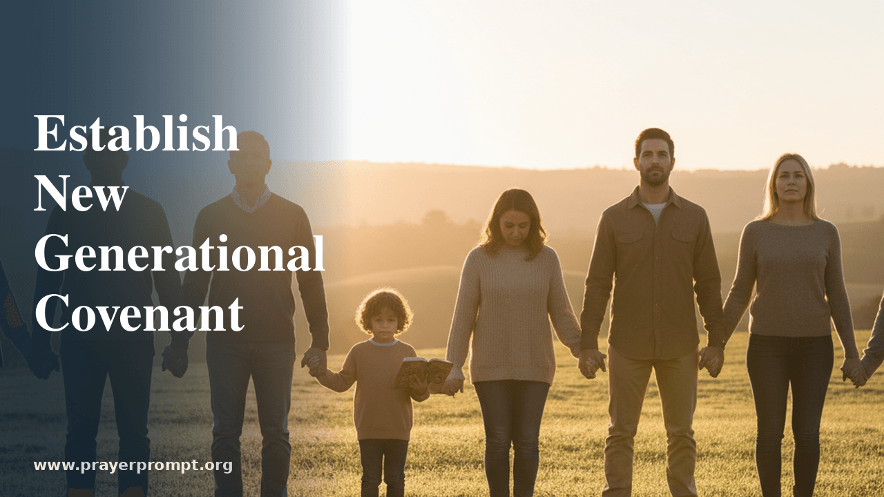 Prayer to Establish a New Generational Covenant 1 Prayer to Establish a New Generational Covenant