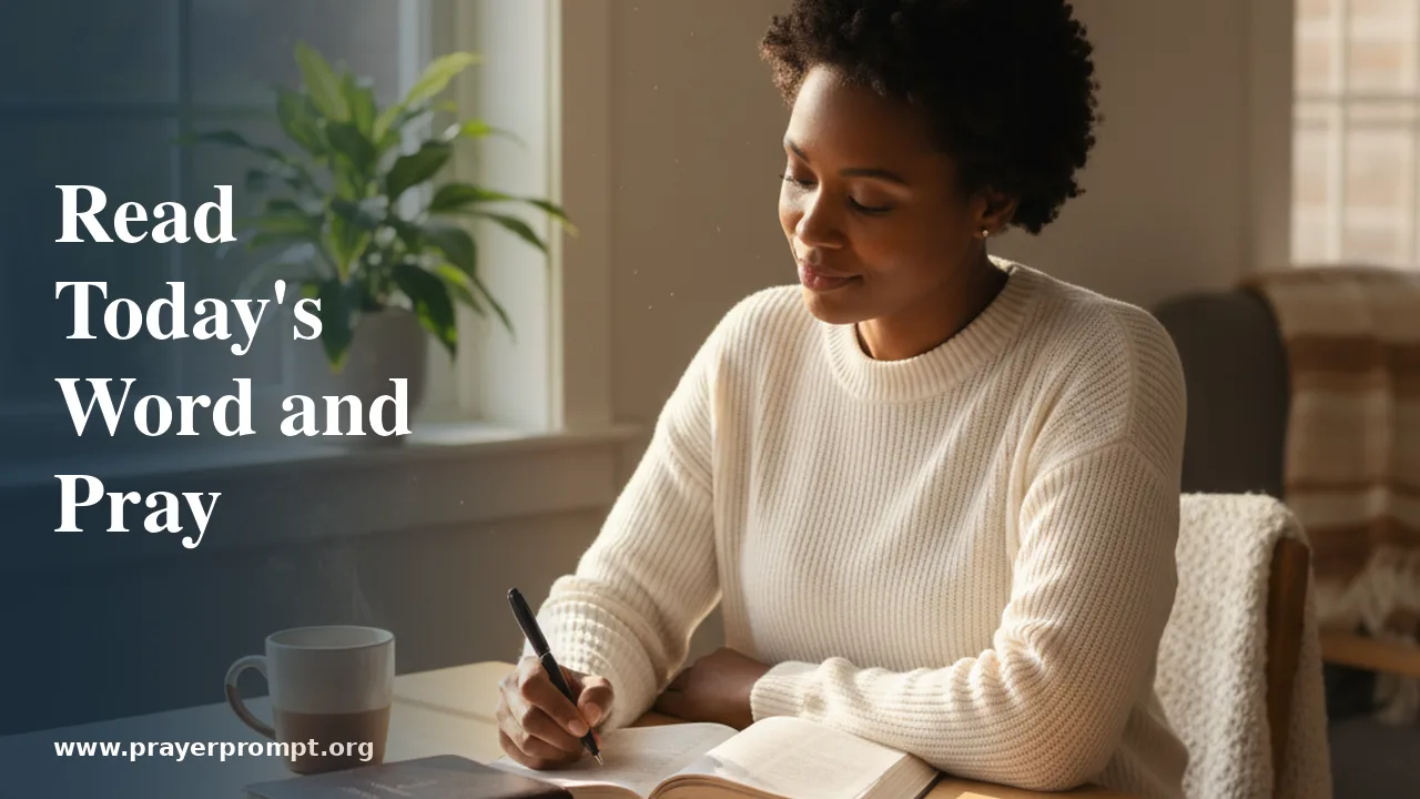 Daily Devotional: Read Today’s Word and Pray Through It