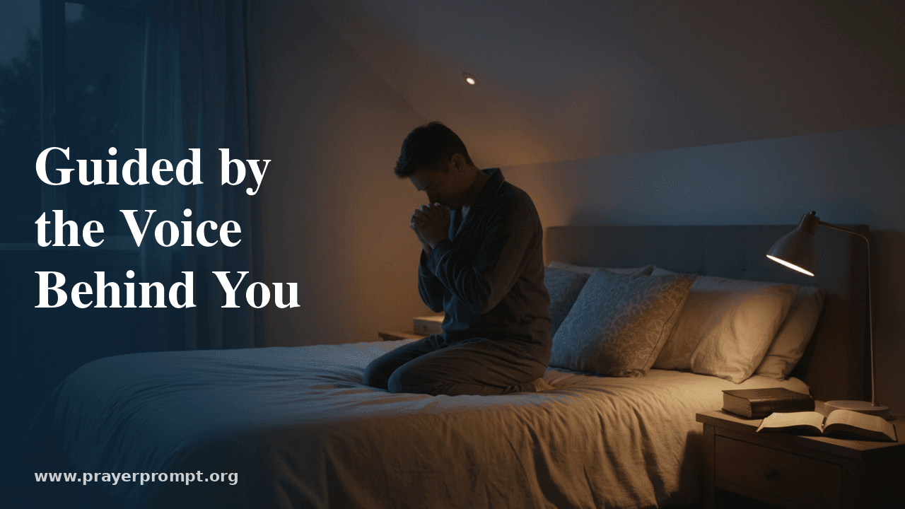 Night Prayer for June 28, 2026: Guided by the Voice Behind You