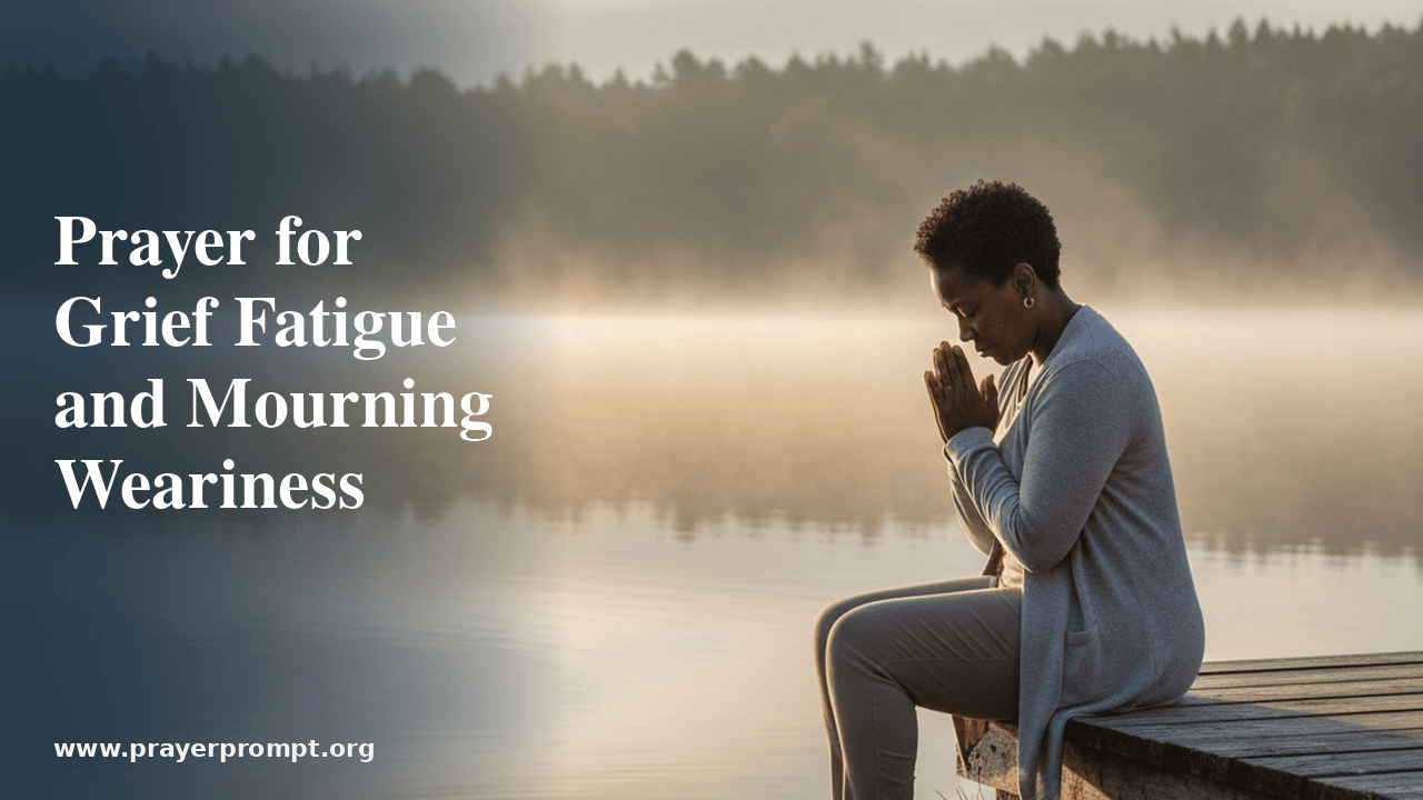 Prayer for Grief Exhaustion and Mourning Weariness