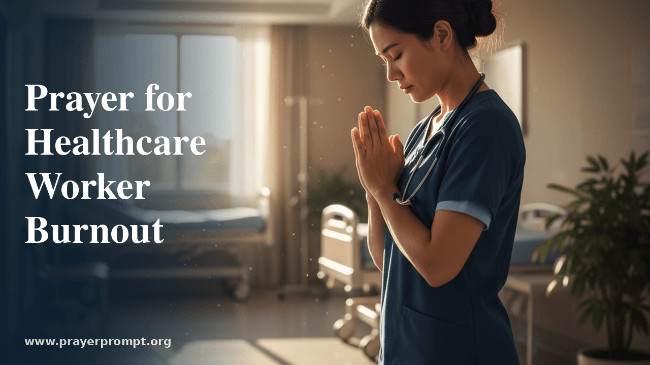 Prayer for Healthcare Workers Facing System Fatigue 1 Prayer for Healthcare Workers Facing System Fatigue