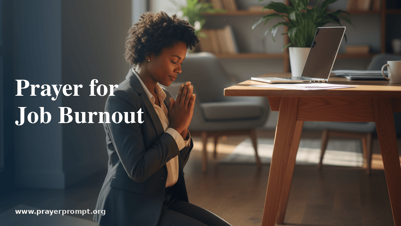 Prayer for Job Burnout and Career Exhaustion 1 Prayer for Job Burnout and Career Exhaustion