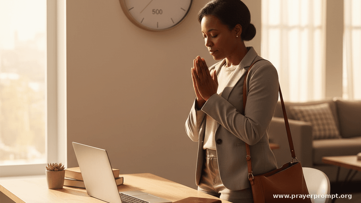 Prayer for Job Burnout and Career Exhaustion 4 Establishing Healthy Work Boundaries