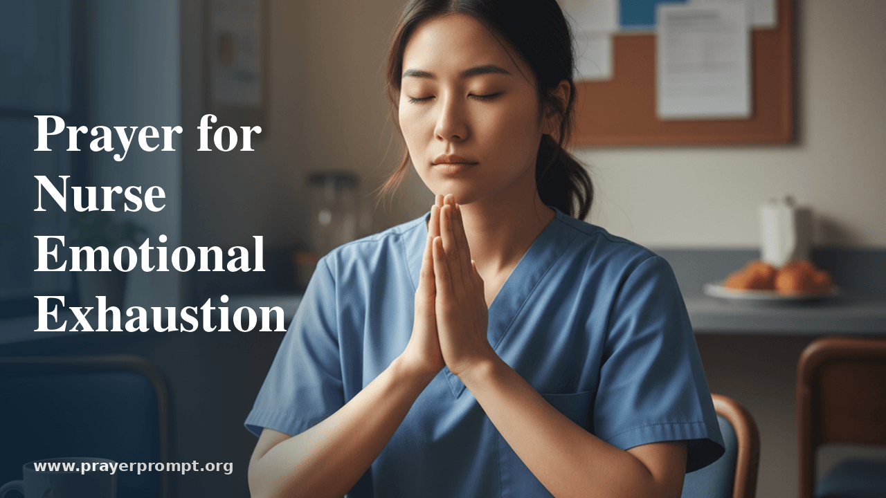 Prayer for Nurses and Healthcare Emotional Load