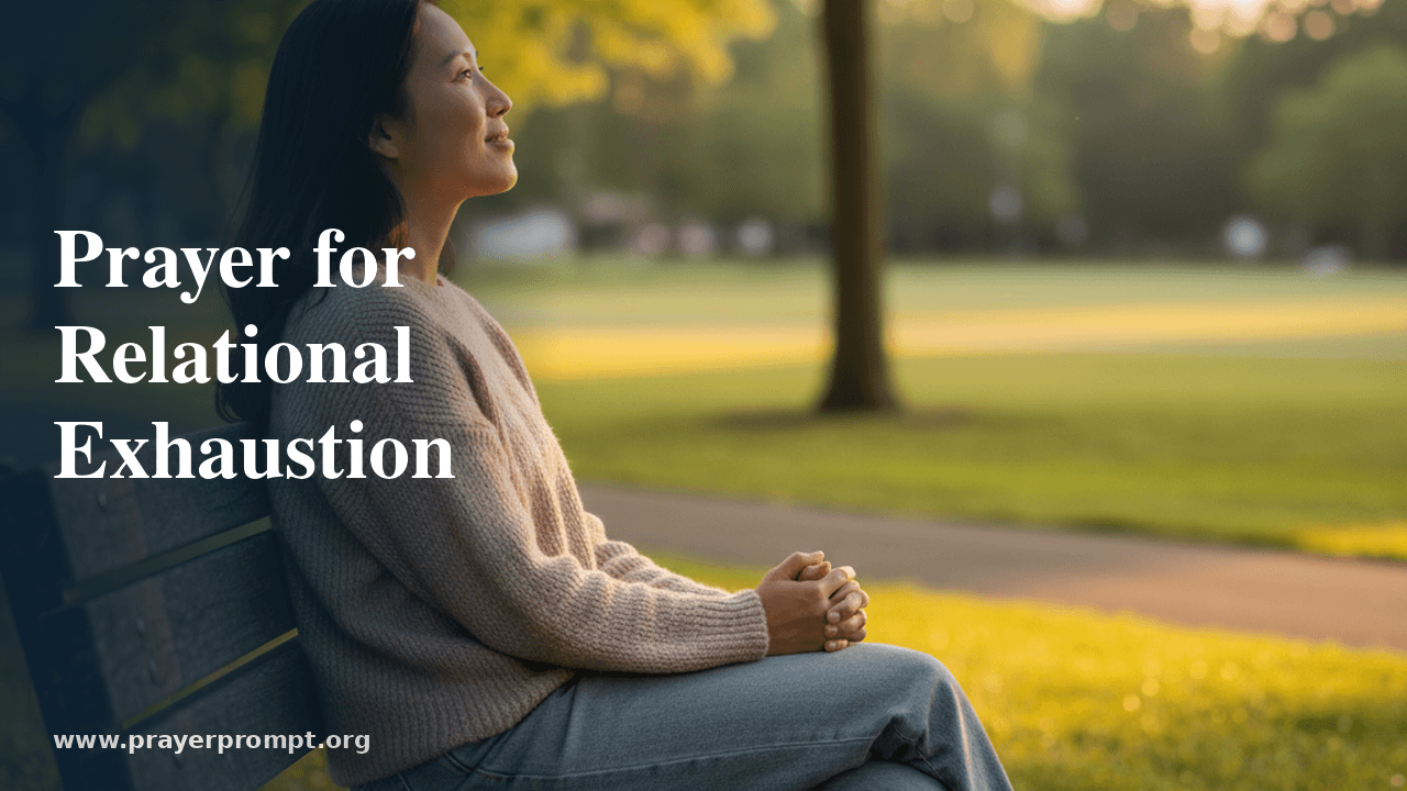 Prayer for Relational Exhaustion and People Fatigue